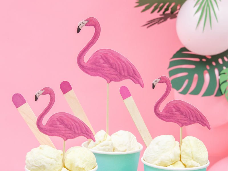 Flamingo Prikkers 23,5cm 6st