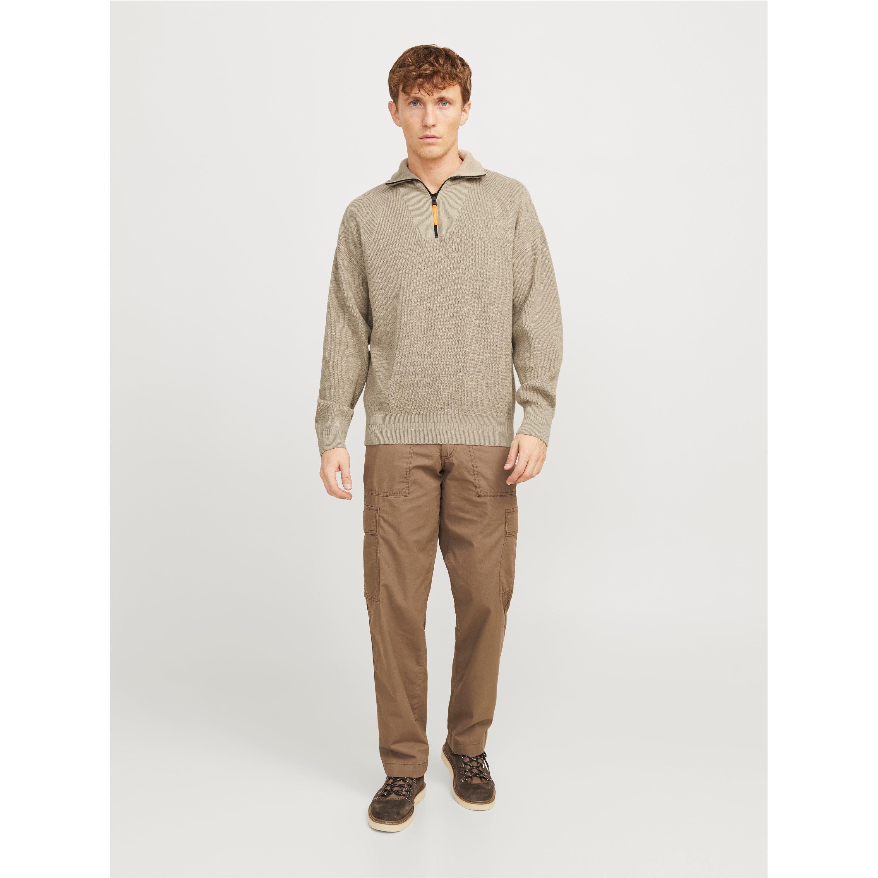 Jack and Jones JJ Half Zip Knit Mens
