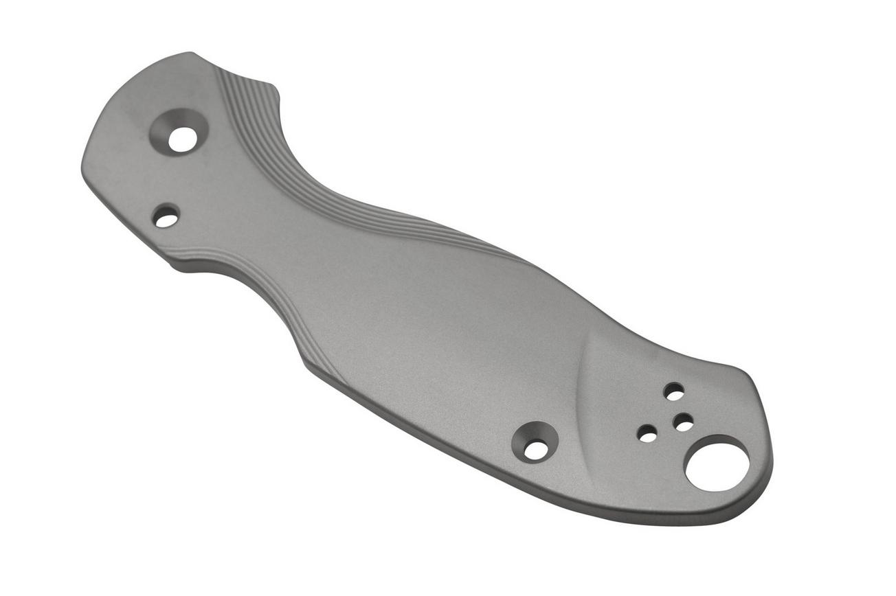Flytanium Spyderco Para 3 Scales, Lotus Blasted Titanium