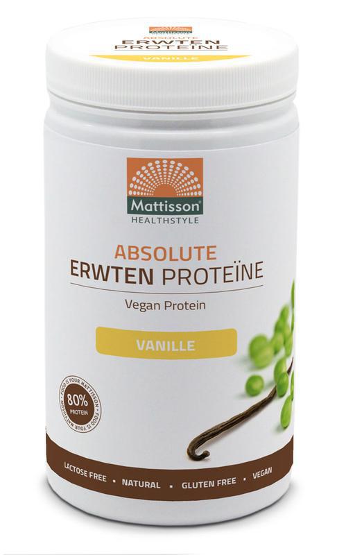 Mattisson Voedingssupplementen Absolute Erwten Proteïne Vanille 350g