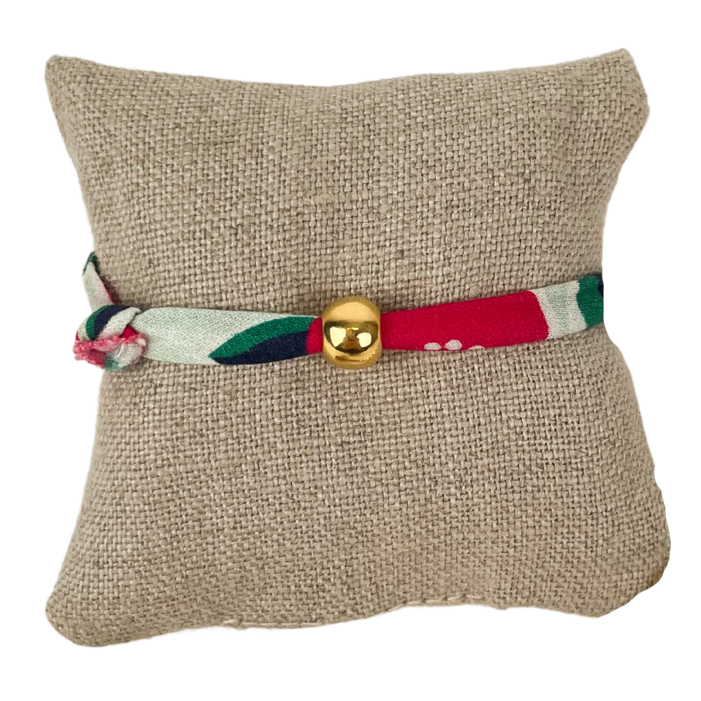 Bracelet Tissu Lisa 7Mm Agrumes Pop