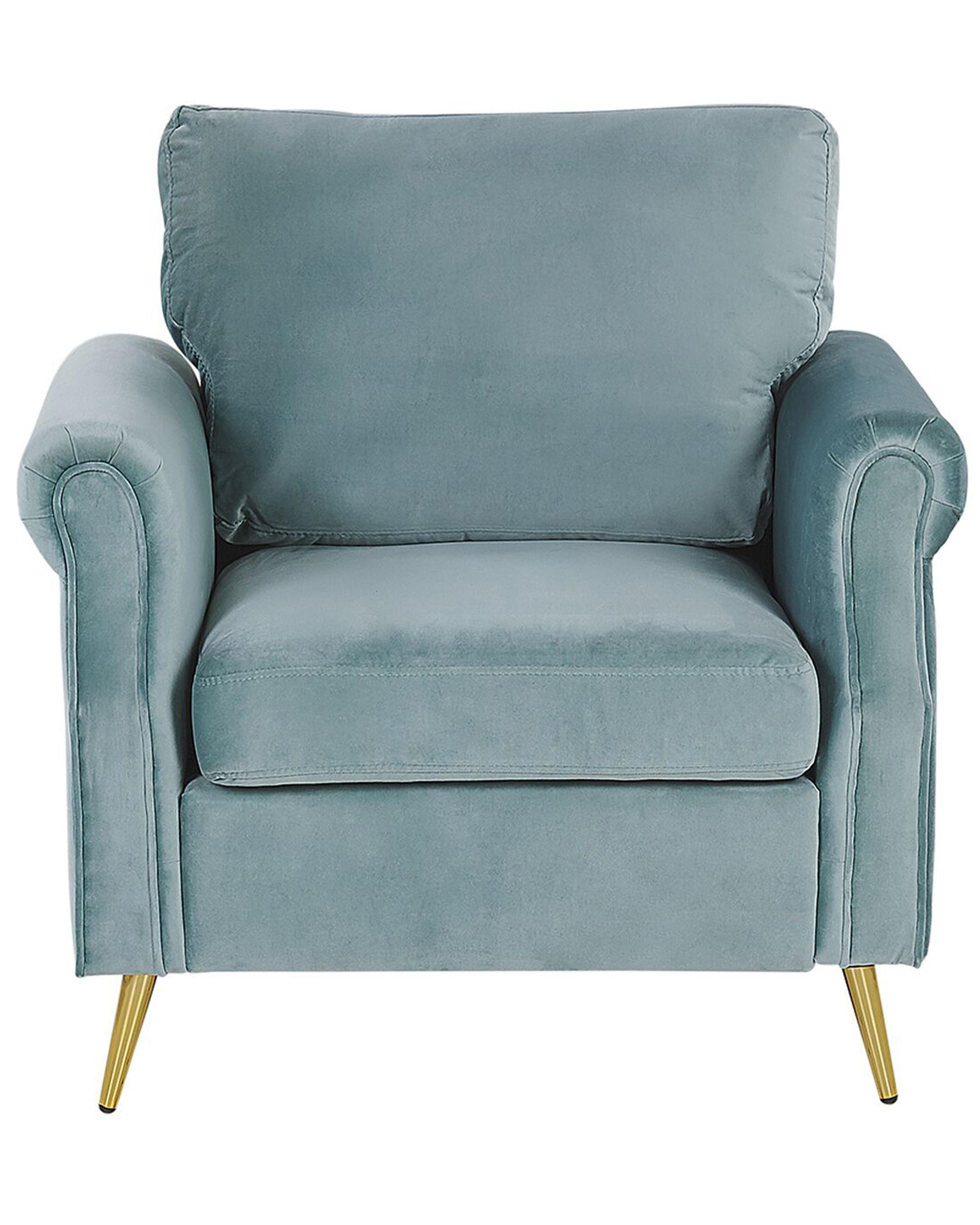 Fauteuil VIETAS Fluweel Mintgroen