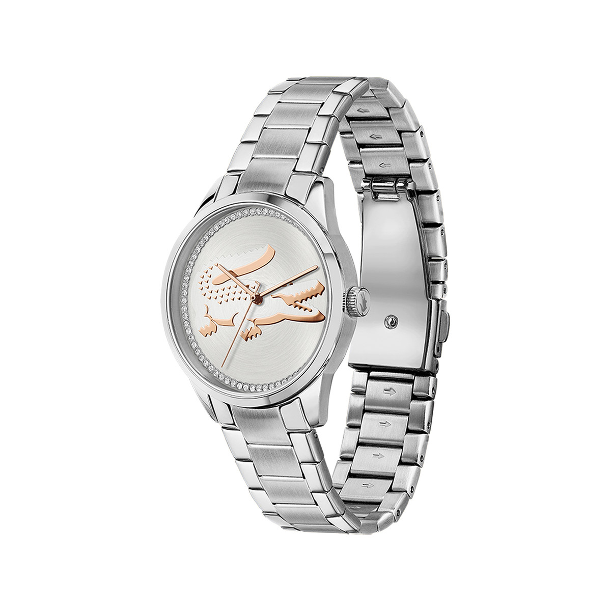 Montre LACOSTE Femme acier argenté.