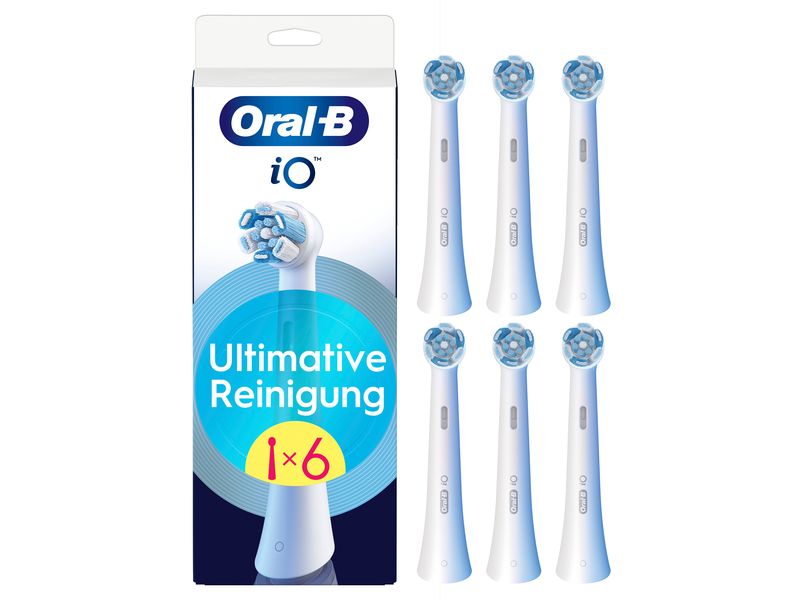 Oral-B Zahnbürstenkopf iO Ultimative Reinigung 6 Stück Ersatzbürsten