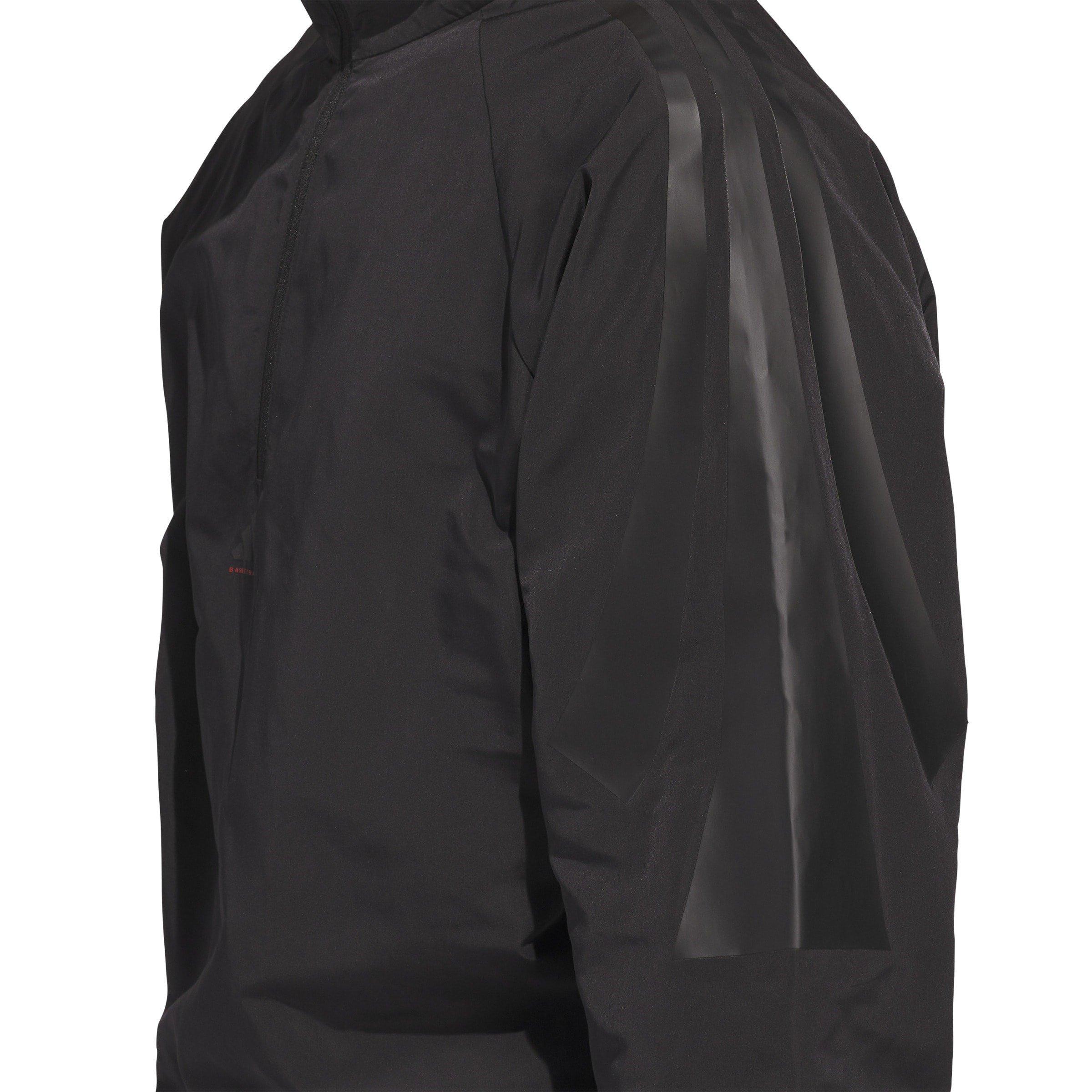 adidas Basketball Woven Half Zip Jacket Mens