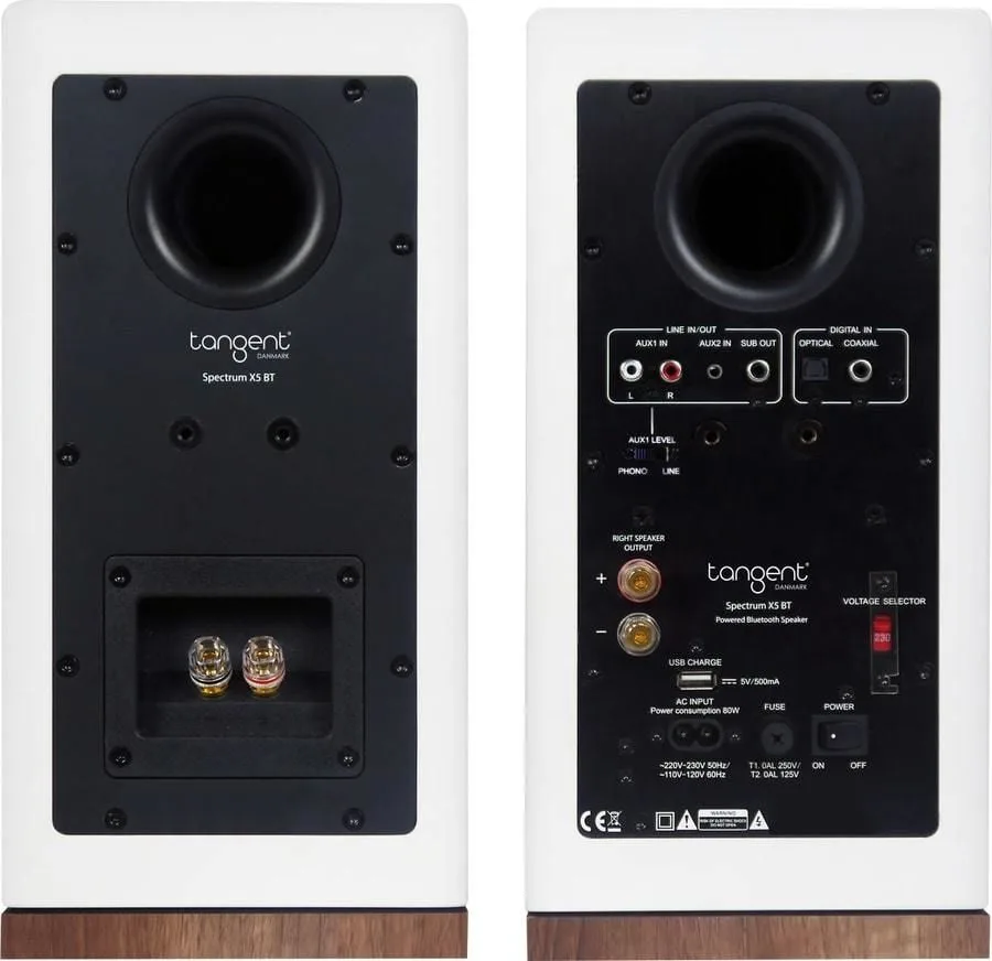 Tangent Spectrum X5 BT Phono Blanc Enceintes sans fil hi-fi