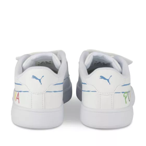 Baskets BLANC PUMA Smash