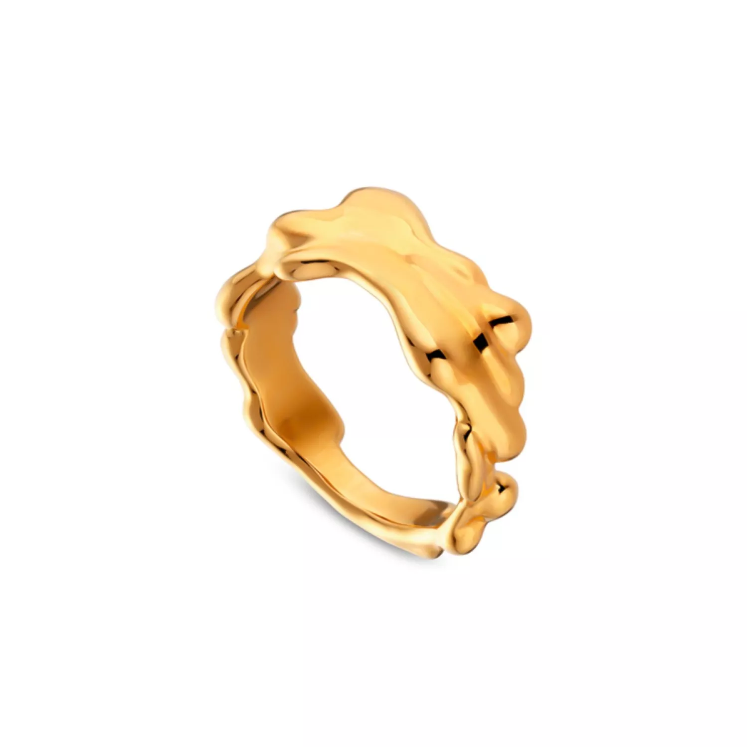 Jane Kønig Big Drippy Ring 18 kt. Forgyldt Sølv BDR-H22