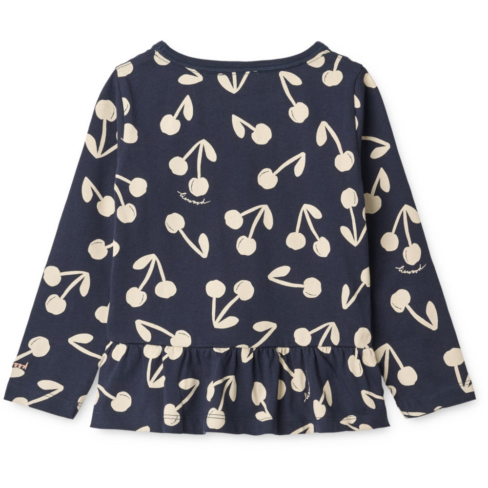Køb LIEWOOD Cherry Blossom / Classic Navy Margit Printed Bluse
