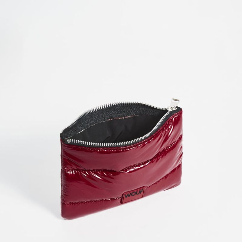 Pochette large 22 cm Burgundy Glossy