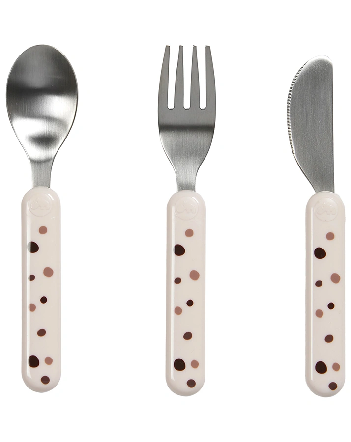 Besteck-Set DREAMY DOTS 3-teilig in rosa