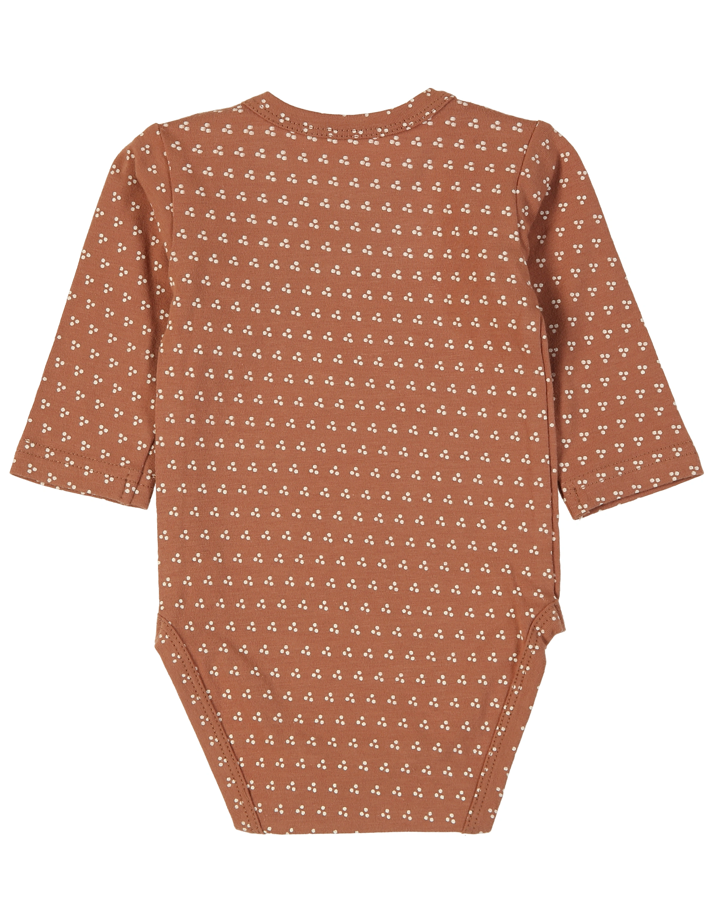 Langarm-Body BASE 3er Pack in mocca