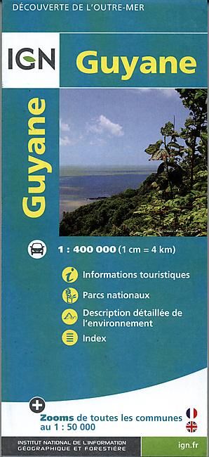 IGN - LA GUYANE 1 400 000