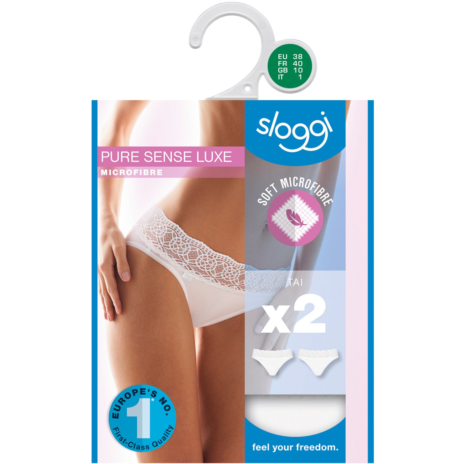 Sloggi Damen-Slip Luxe Tai, 2er-Pack
