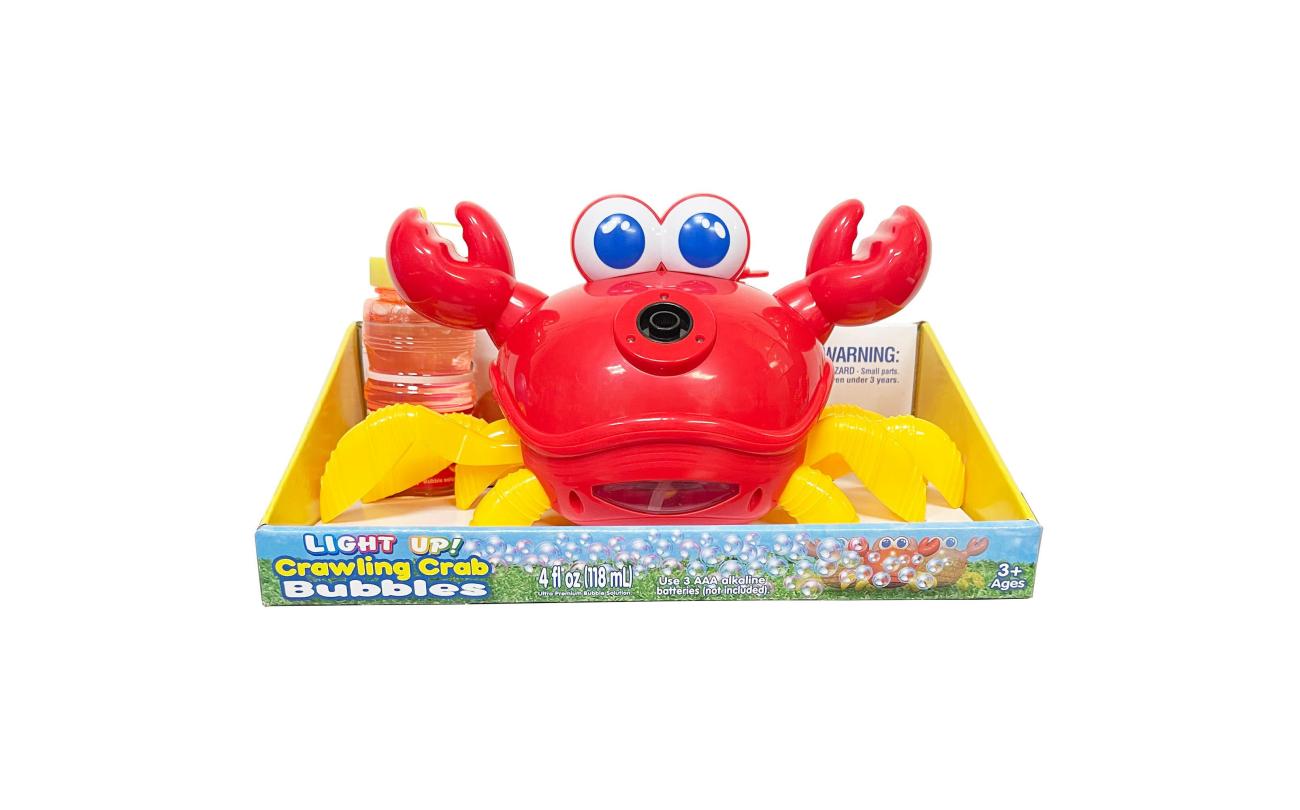Crab Bubbles bellenblaaskrab met vloeistof