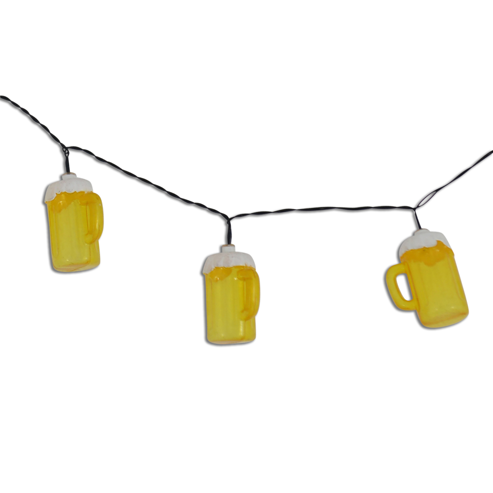 LED-Lichterkette BIERKRUG - gelb - 5 Meter
