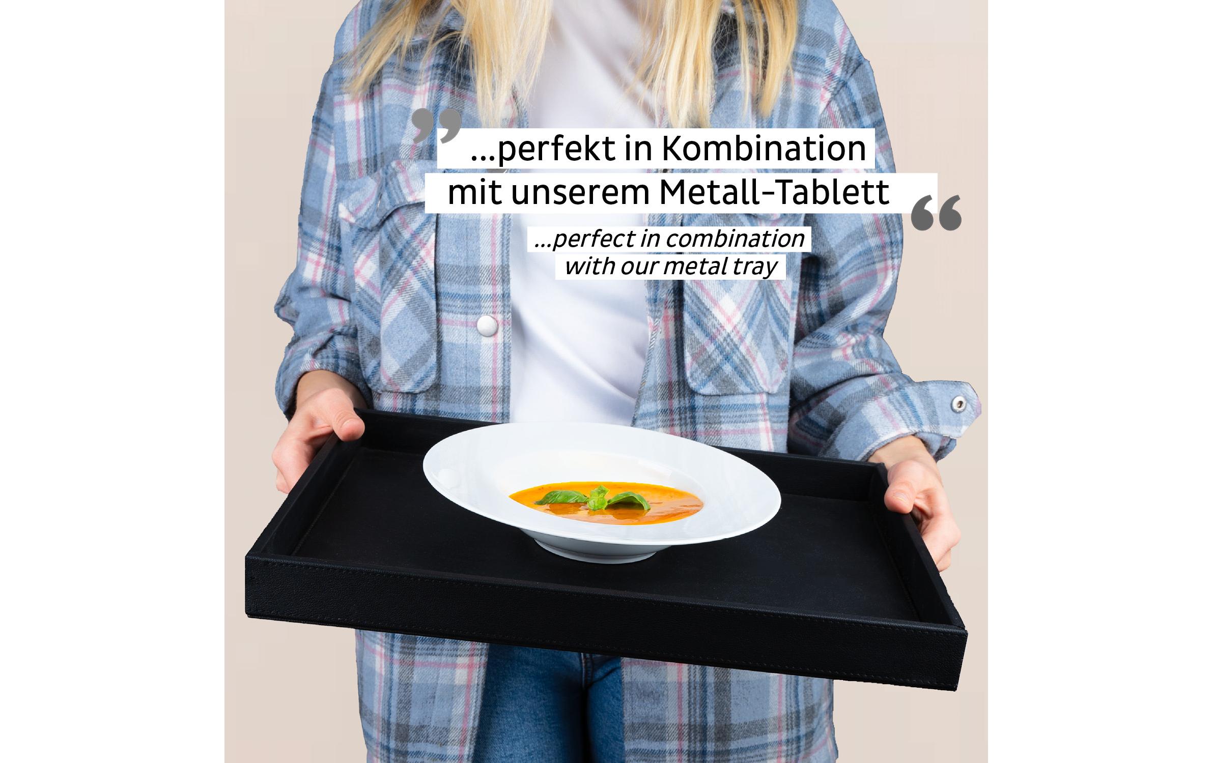 Magnet-Gourmet-Teller WeissOutdoor Porzellanteller
