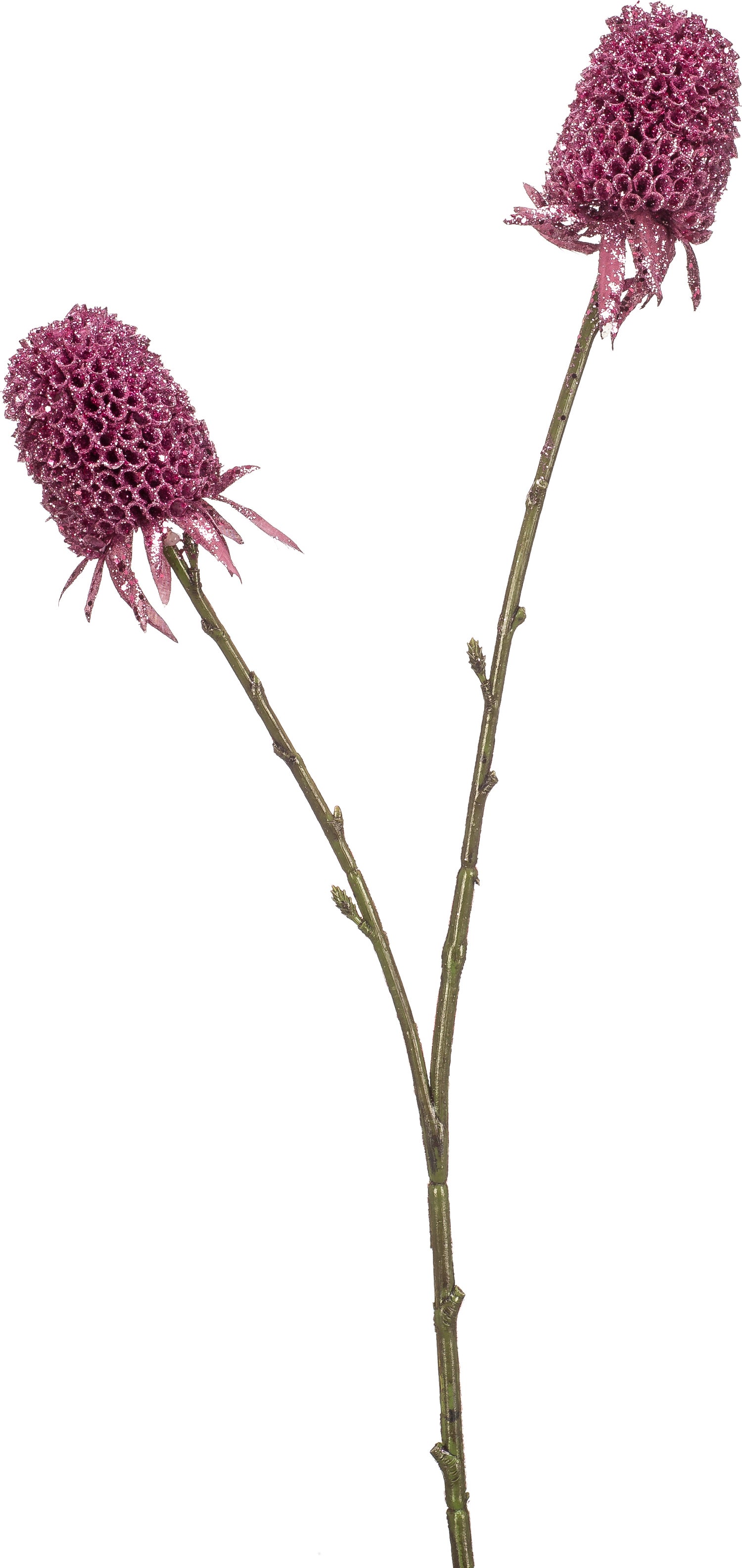 Emerald kunstbloem Mariadistel paars 67 cm