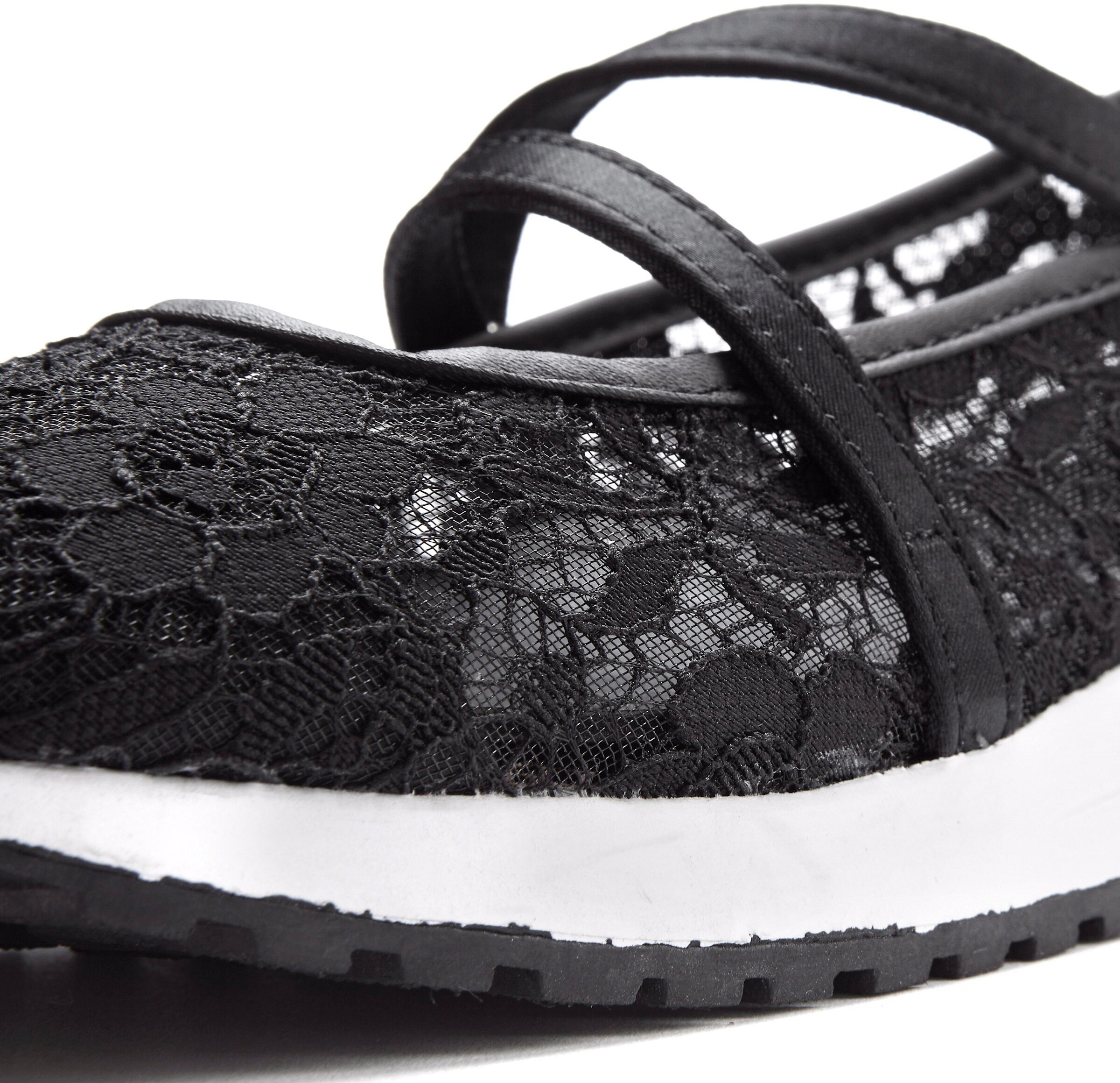 LASCANA Sneaker Ballerinas in schwarz