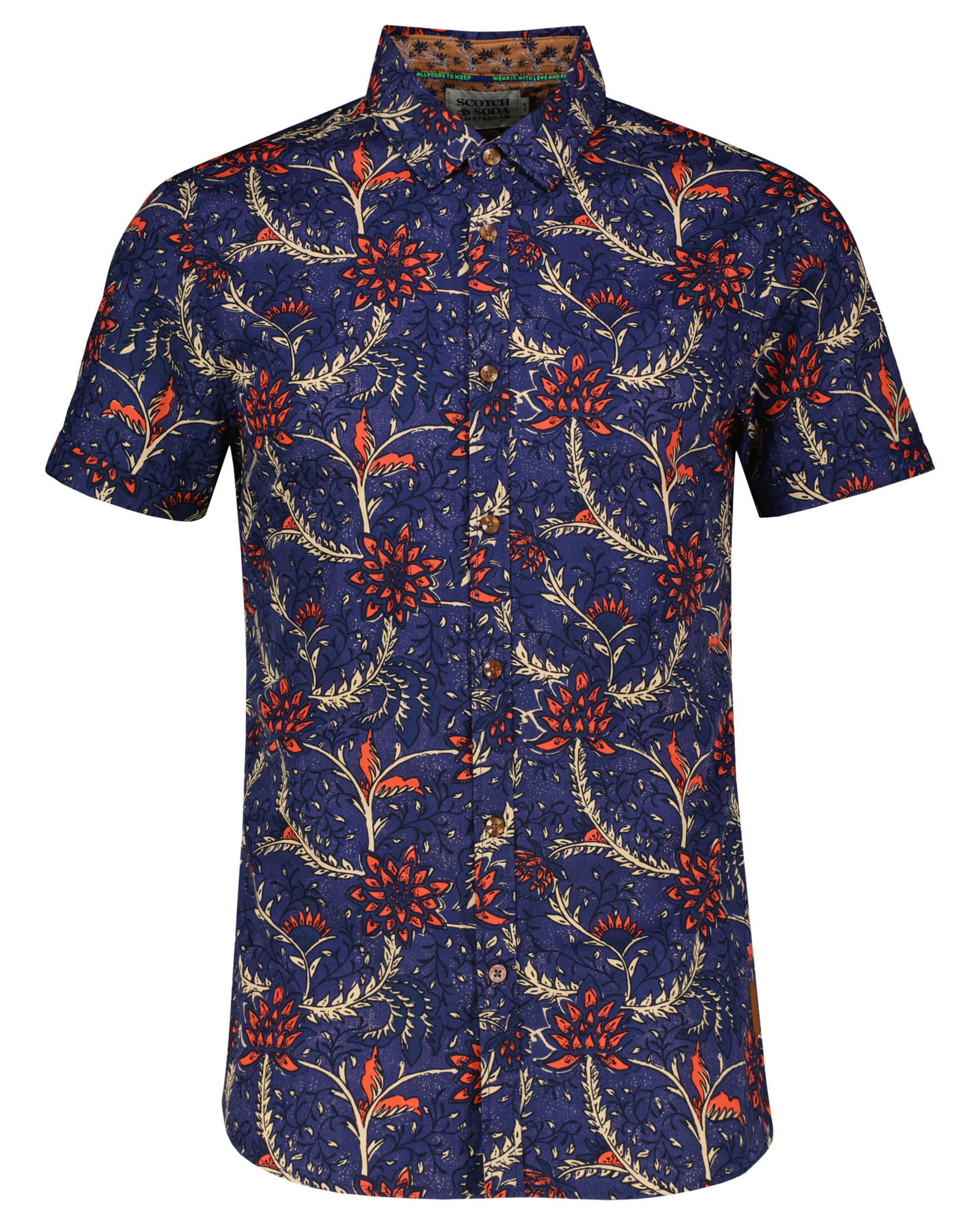 Scotch & Soda| Herren Freizeithemd Kurzarm