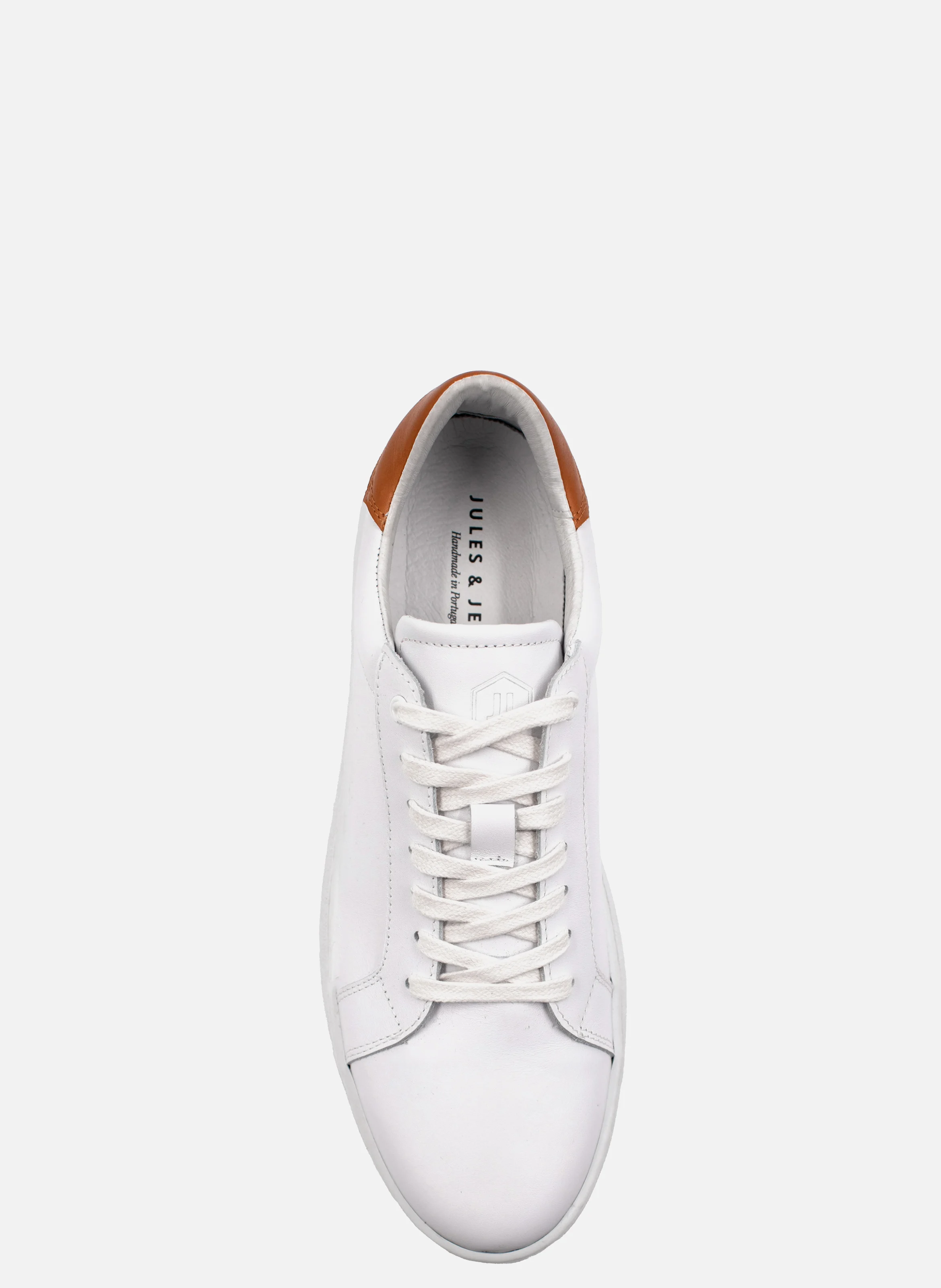 Tennis lacet homme cuir | Blanc