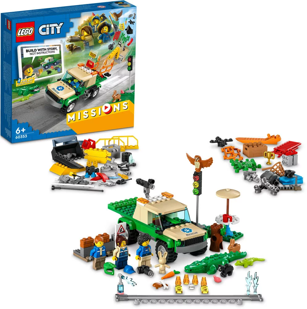 LEGO®CITY 60353 - MISSIONS DE SAUVETAGE DES ANIMAUX SAUVAGES