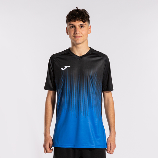 Camiseta de manga curta Joma Tiger IV Royal Black