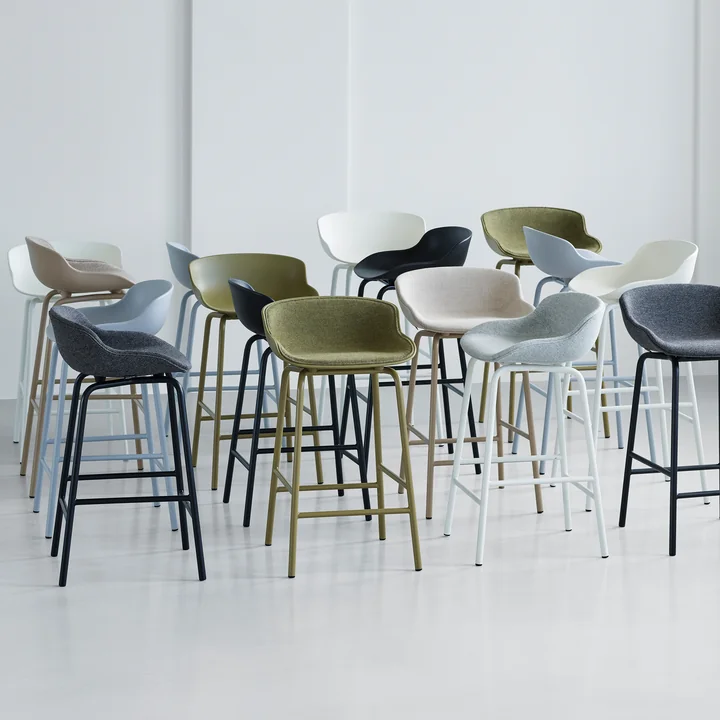 Normann Copenhagen - Hyg Barhocker H 65 cm, grau