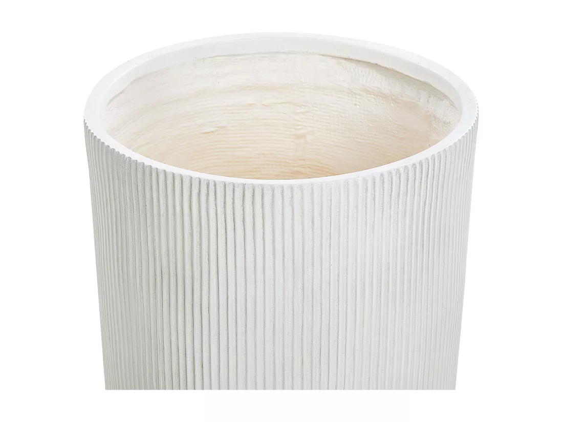 Cache-pot OREOI Céramique 45 cm Blanc cassé