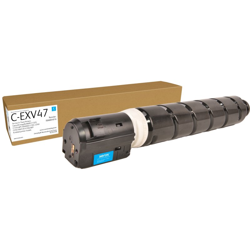 Toner remanufacturé Cyan Everyday™ de Xerox compatible avec Canon C-EXV47 (8517B002), Capacité standard