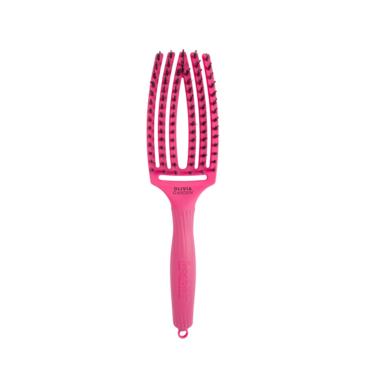 Brosse FINGERBRUSH CARE ICONIC Hot Pink Sanglier & Nylon Taille M