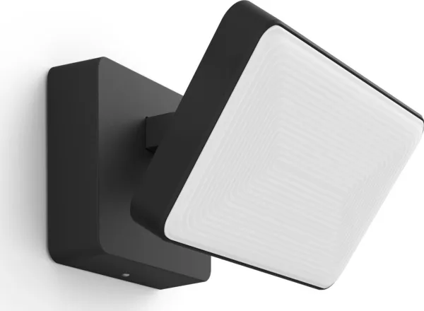 Philips Hue White ambiance Welcome - Projektører - LED - 20.5 W - klasse E - varmt hvidt lys - 2700 K - sort