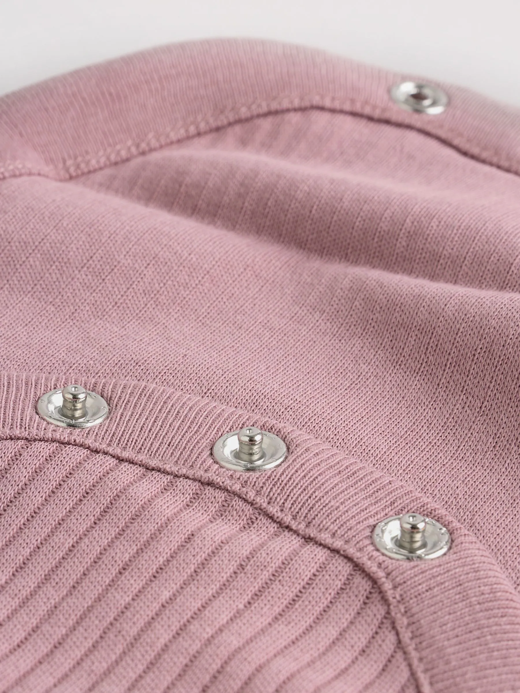 Roze - Set van 5 babyrompertjes met lange mouwen
