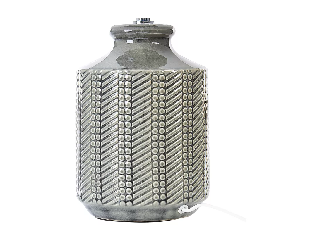 Lampe à poser ESPERANCE Céramique Gris