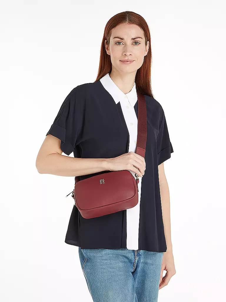 TOMMY HILFIGER Tasche - Mini Bag TH MONOPLAY rot