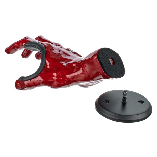 Guitar Grip Male Hand Red Metallic Right