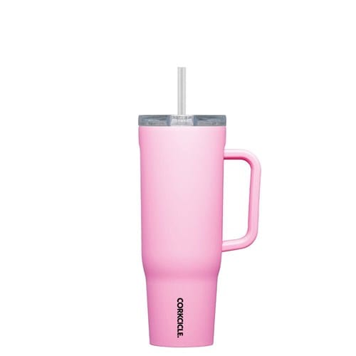 Gobelet lsotherme et paille 120cl rose