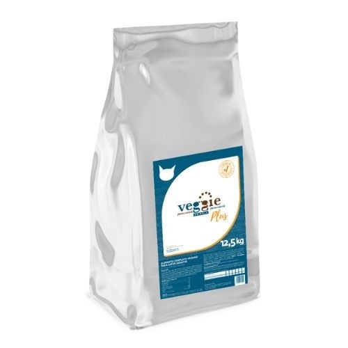VeggieAnimals Plus, alimento à base de plantas para gatos adultos.