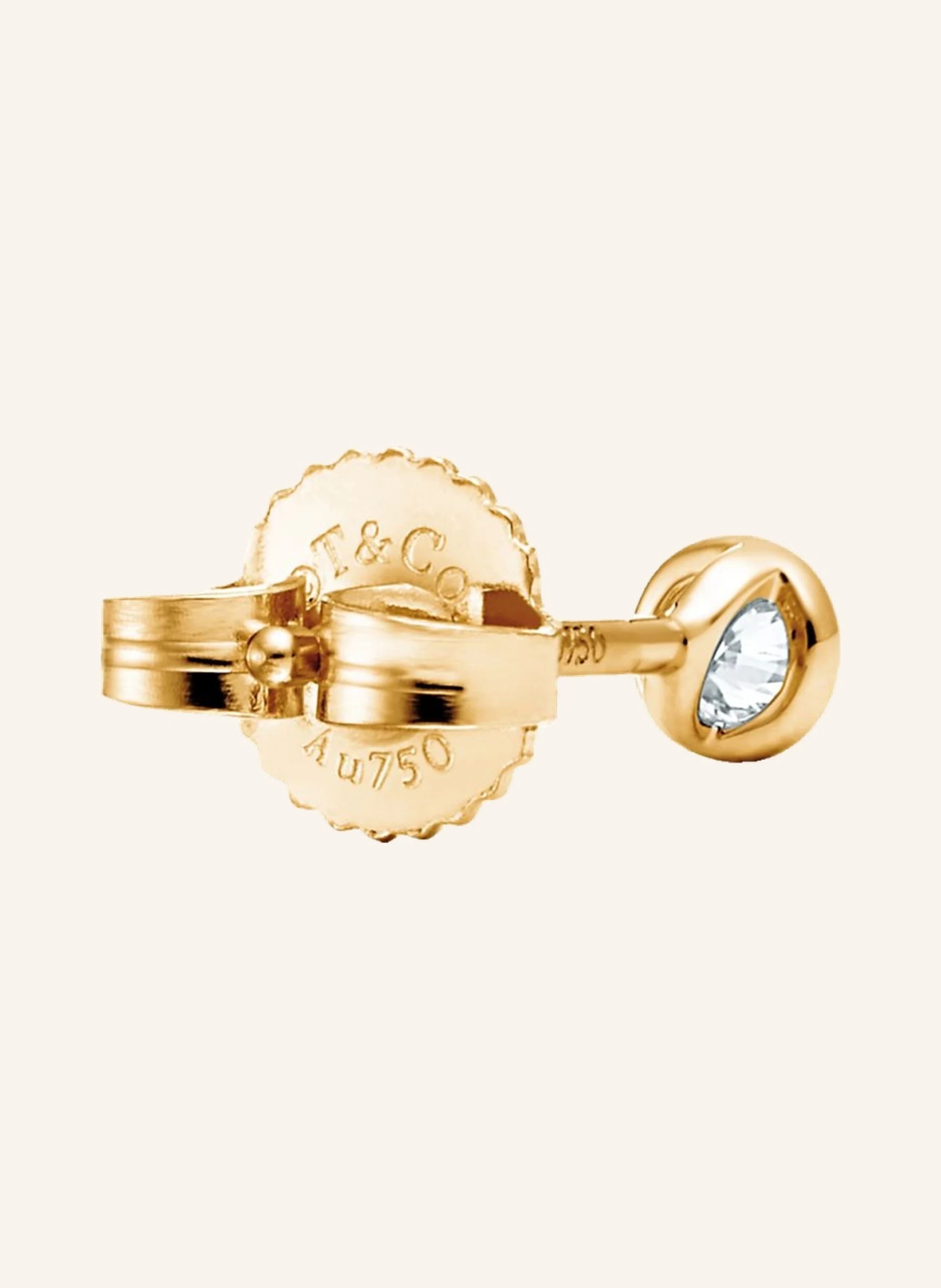 TIFFANY & Co. Elsa Peretti® Diamonds by the Yard® OHRRINGE aus 18 Karat Gold