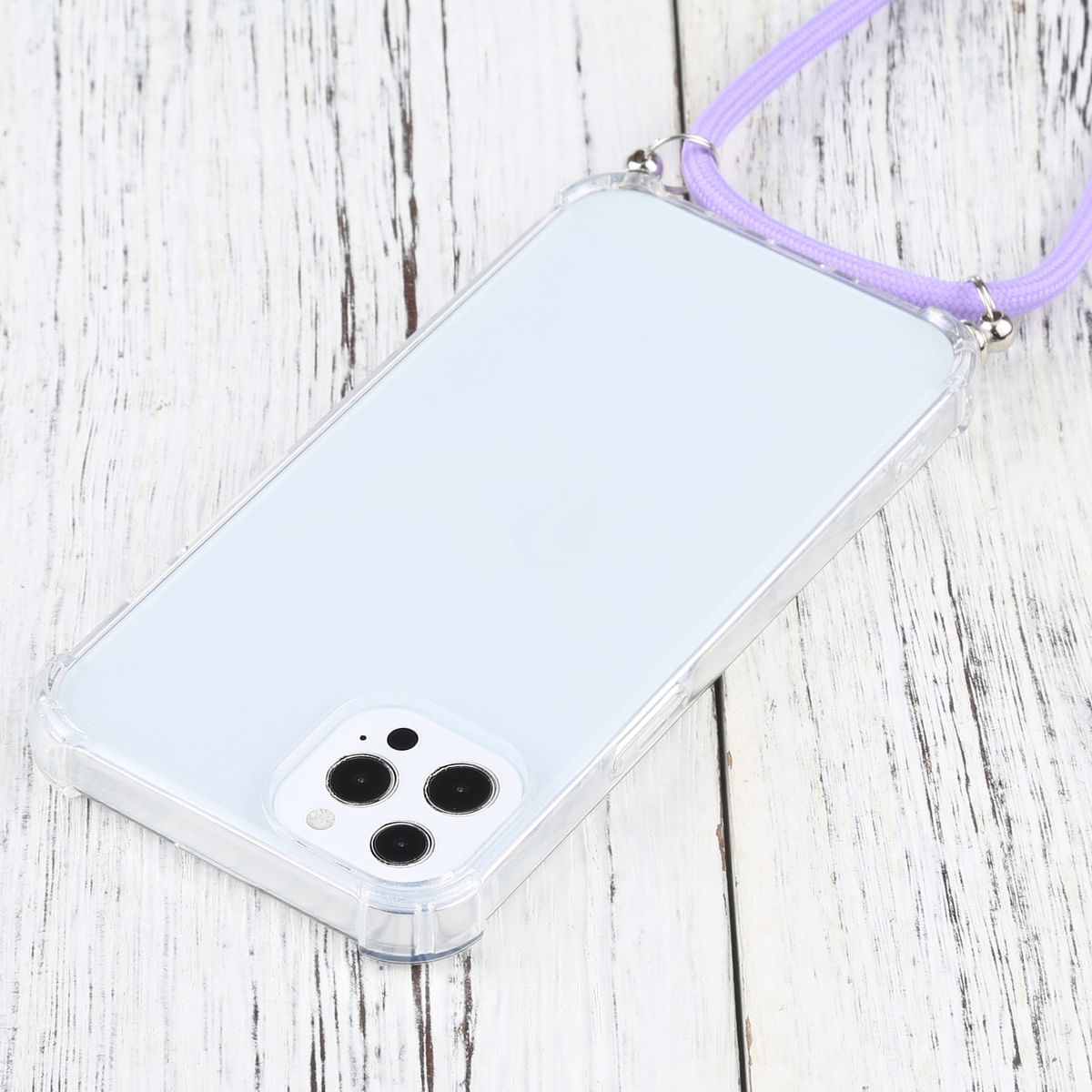 Hülle Handy Schutz für Apple iPhone 13 Pro Max Case Cover Tasche Etuis Violett