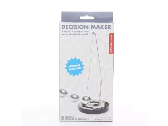 Pendule de décision Argent Kikkerland