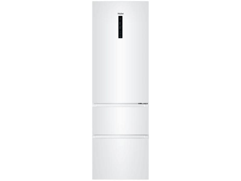 Haier Kühl-Gefrierkombination HTR3619ENPW Rechts, Wechselba Freistehender Kühlschrank kombiniert