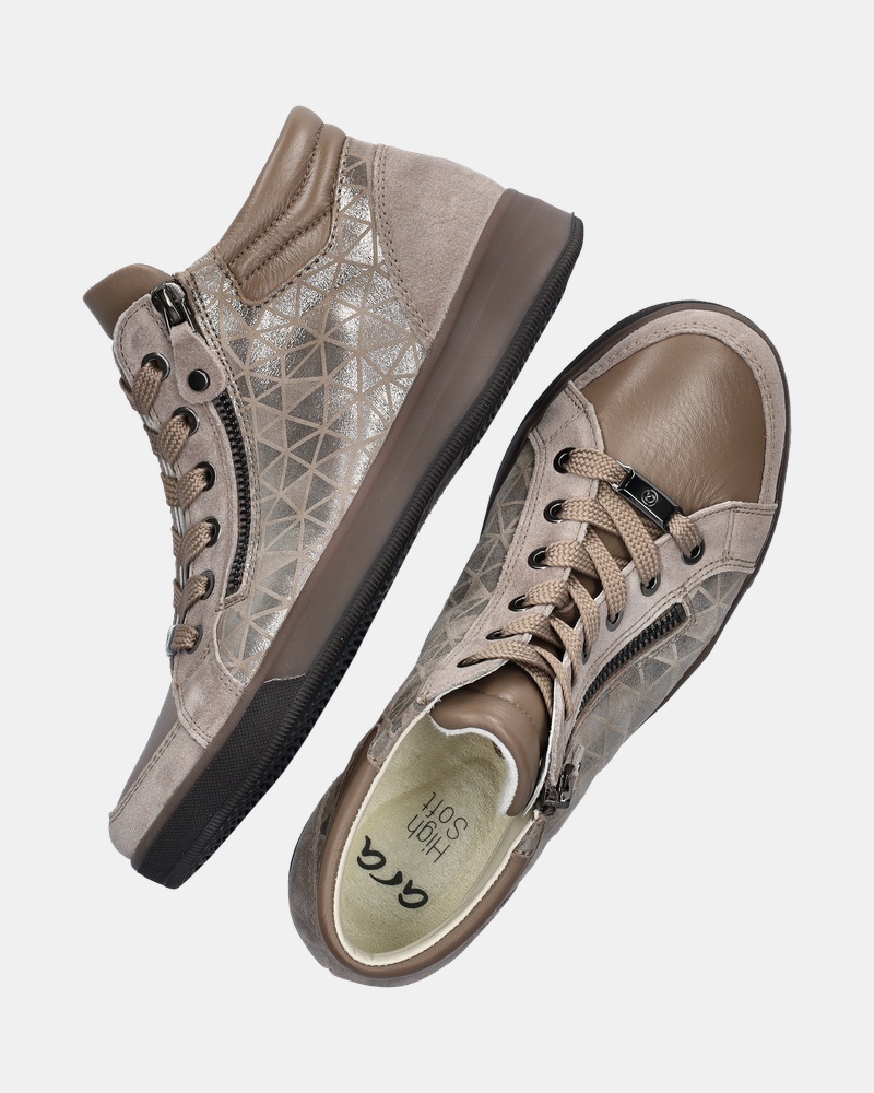 Ara Rome Hoge sneakers  - bruin