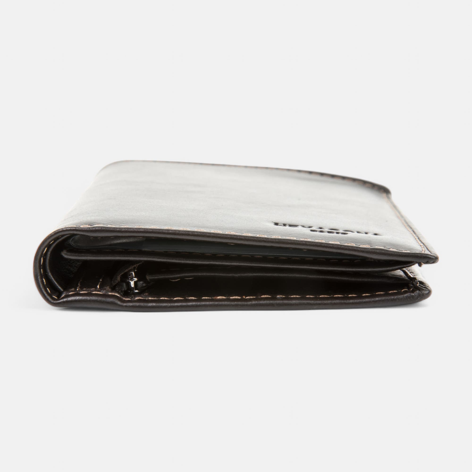 Petite maroquinerie en cuir marron