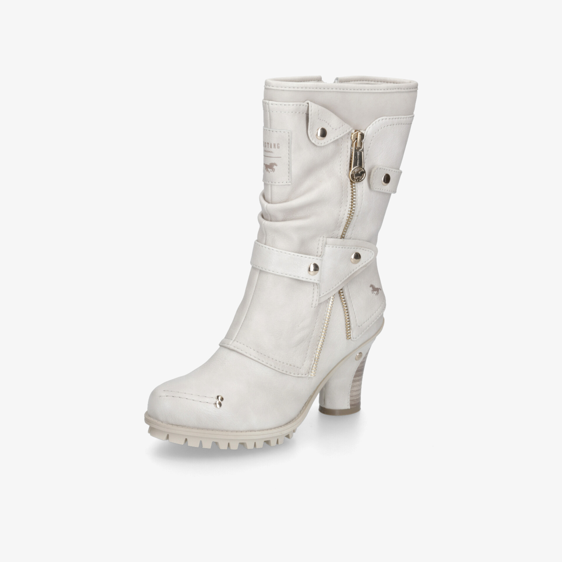 MUSTANG Damen Stiefeletten beige