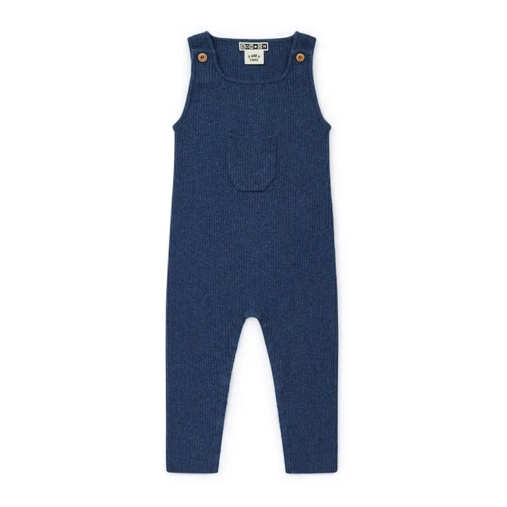 Bonton Salopette Tricot Minota | Bleu