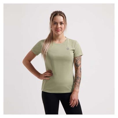 T-Shirt De Sport Manches Courtes Rogelli Core Femme Taupe