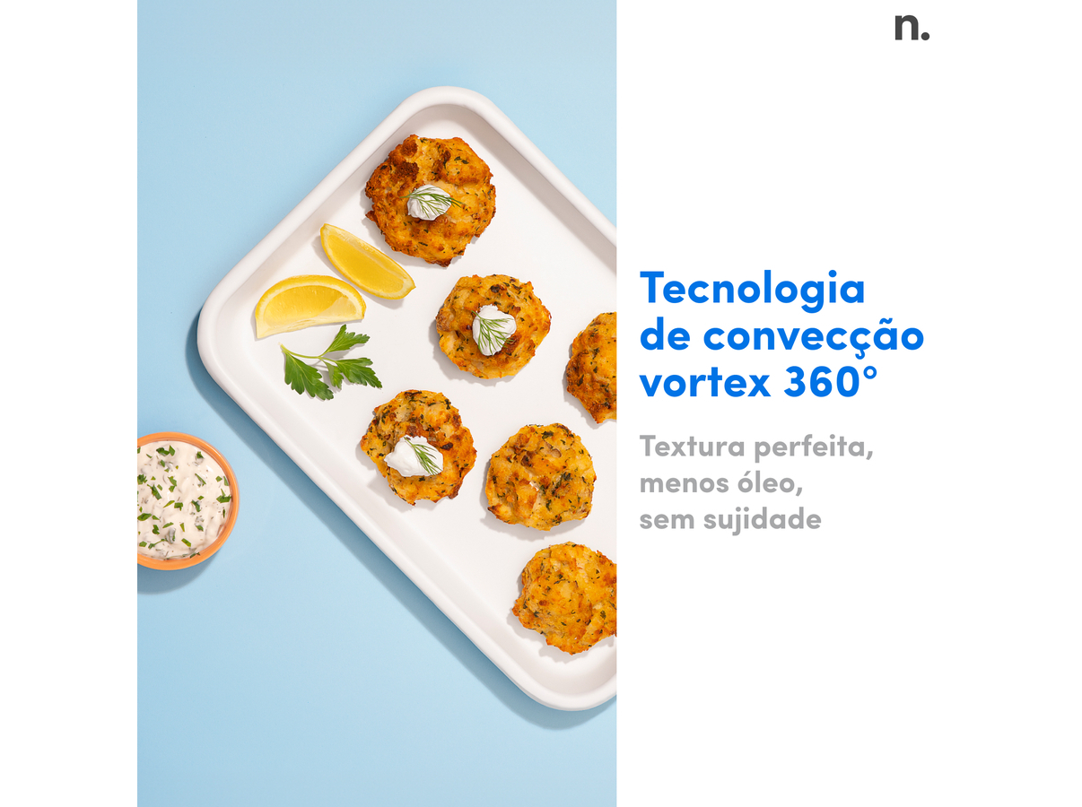 FRITADEIRA SEM ÓLEO AIRFRYER NUTRIBULLET NBA081B 8L