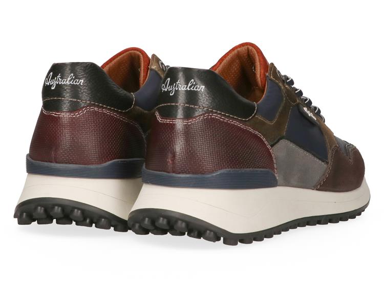 Australian Footwear 15.1622.01 Oxford Bleu/Brown/Brick (SJT)