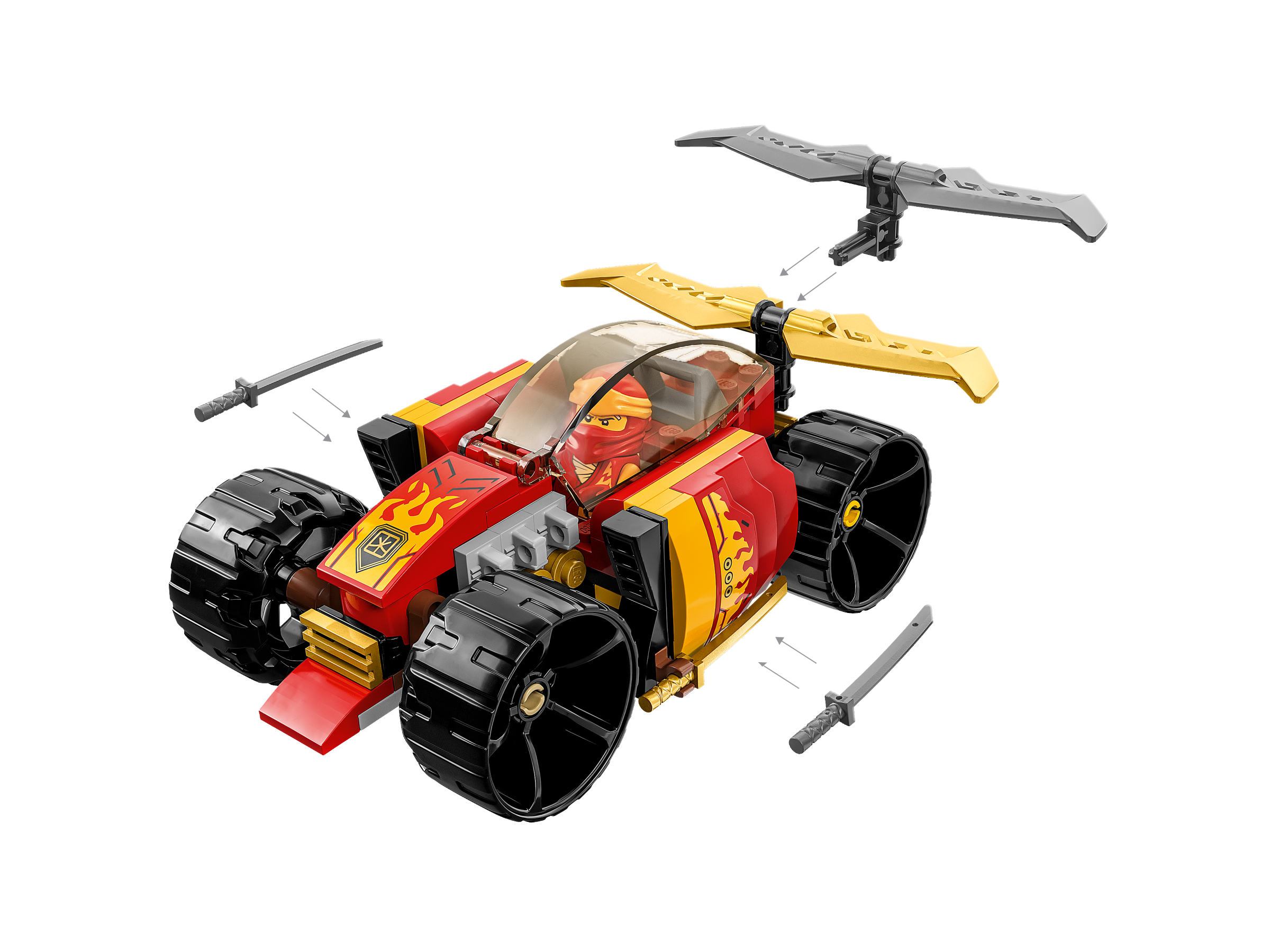 Carro de corrida ninja do Kai – Evolution 71780